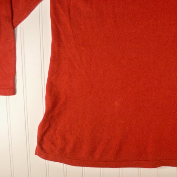 Basic Editions, Red Long Sleeve *Shirt, 1X - Picture 6 of 7